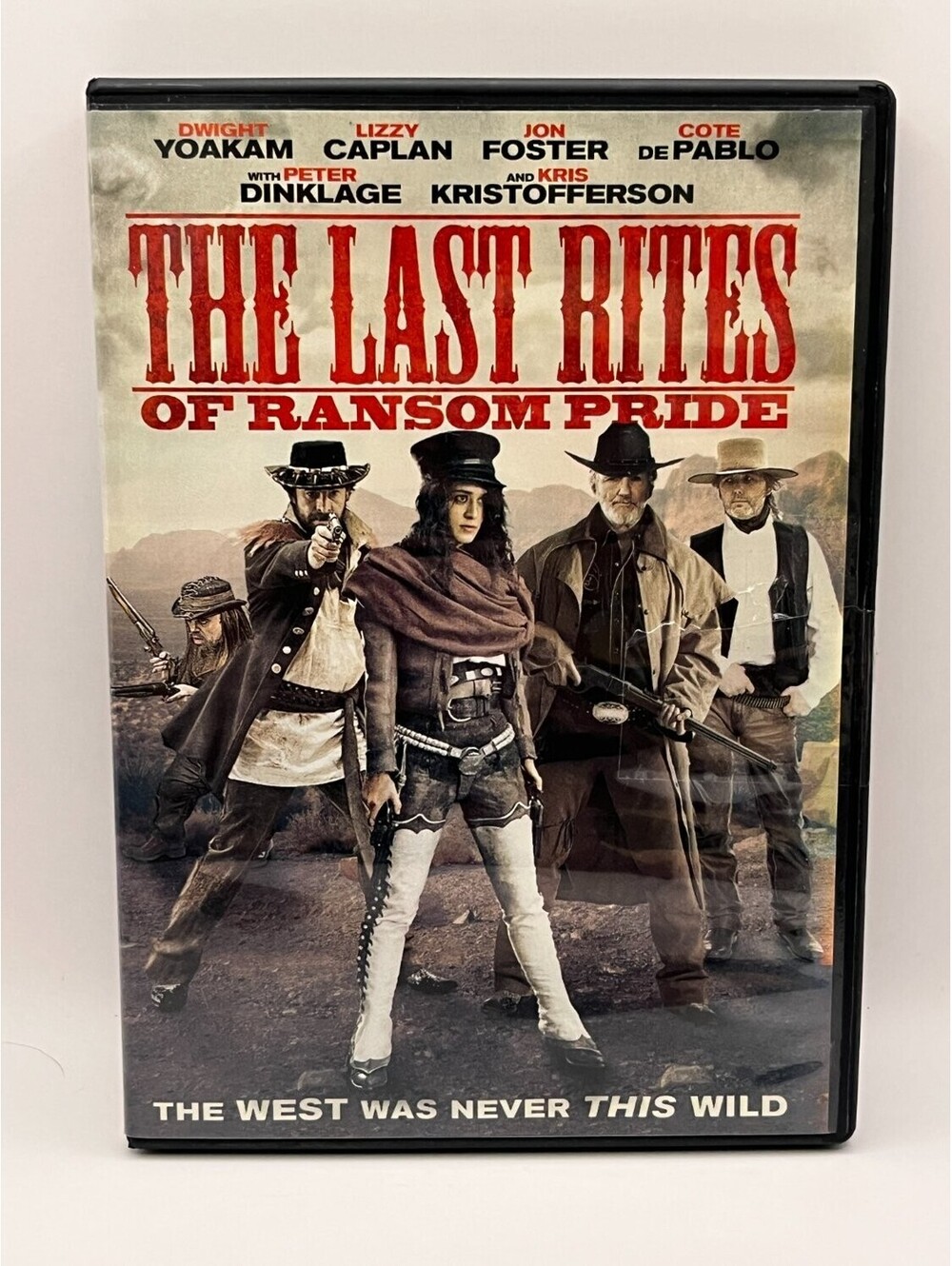 The Last Rites of Ransom Pride DVD Widescreen Lizzy Caplan Westerns